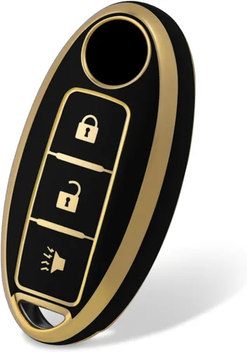 Vista 49 de Funda protectora inteligente de termoplástico con 4 botones para llave de Hyundai; funda compatible con los modelos Elantra, Ioniq, Sonata, Tucson