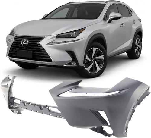 Vista 32 de FitParts Compatible con Nissan Titan 2017 cubierta de parachoques delantero superior