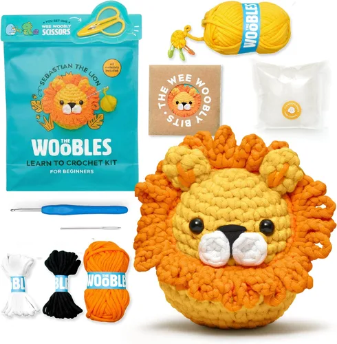 Vista 19 de The Woobles Kit de ganchillo para principiantes (Sebastián el León)
