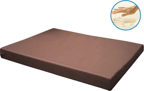 Vista 7 de Cama para perro con plataforma de espuma viscoelástica, colchón de jaula para alivio ortopédico de articulaciones con funda extraíble impermeable