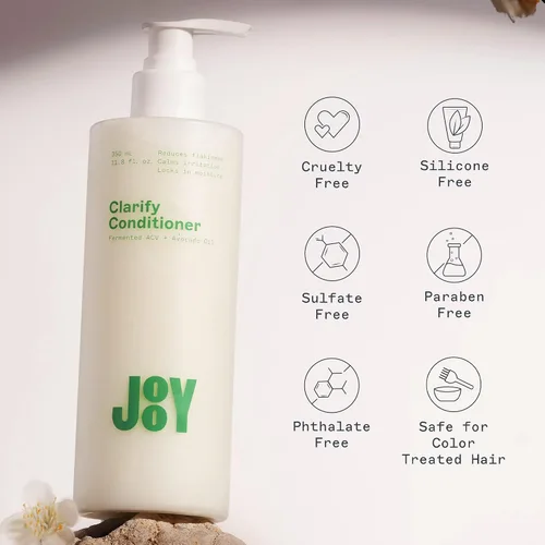 Vista 3 de JOOY Acondicionador Clarify Hidratación sin peso, alivia la irritación del cuero cabelludo, reduce la descamación y combate el encrespamiento