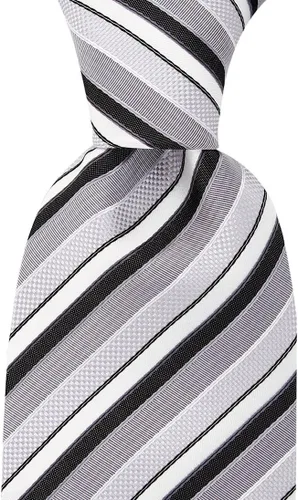 Vista 97 de Scott Allan - Corbatas de rayas para hombre - Corbata tejida para hombre