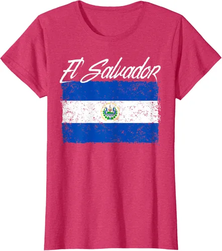 Vista 12 de Camiseta Salvadoreña Bandera El Salvador