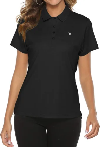 Vista 2 de MoFiz Camisas de golf de manga corta que absorben la humedad