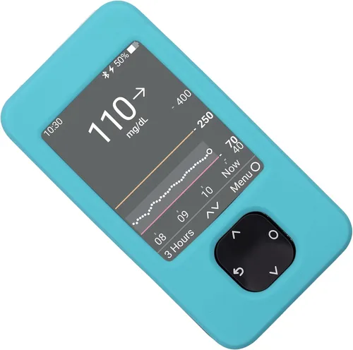 Vista 7 de Funda de silicona para receptor Dexcom G7 y G6 (negro)