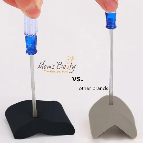 Vista 3 de Set de protectores de seguridad para esquinas y muebles Mom's Besty EXTRA DENSO, Ébano negro