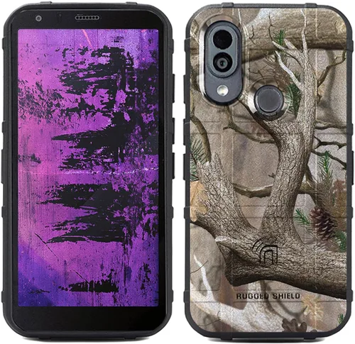 Vista 2 de Nakedcellphone Special Ops Series - Funda para teléfono CAT S62 Pro, diseño de camuflaje Protector resistente, cubierta flexible de TPU