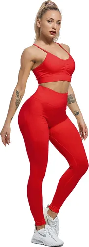 Vista 3 de CHRLEISURE Butt Lifting Workout Leggings for Women, Scrunch Butt Gym Seamless Booty Tight
