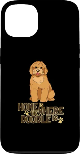 Vista 7 de Funda dorada para iPhone 11 Goldendoodle Dood Funny Doodle Dog