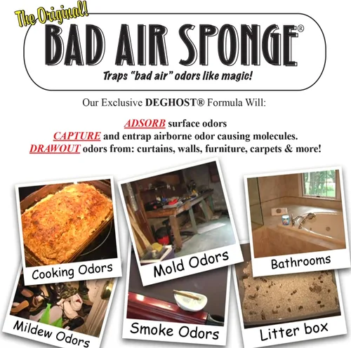 Vista 3 de Bad Air Sponge Contenedor de 2 libras (3002N), azul