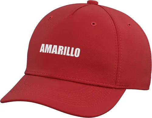 Vista 8 de Amarillo Gorra de béisbol ajustable estampada