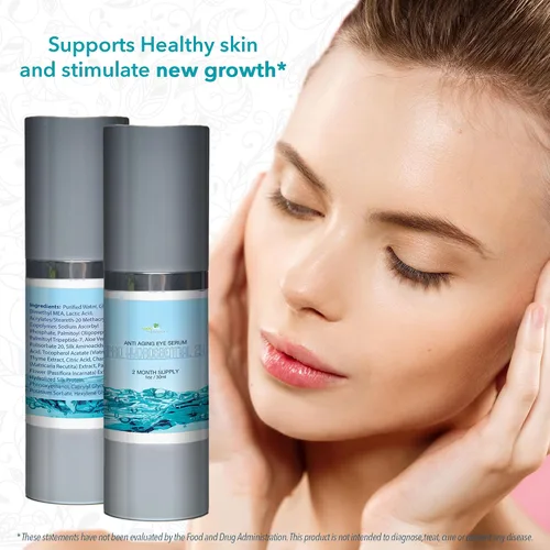 Vista 6 de Pro Hydrossential 2x Serum - Suero antienvejecimiento para ojos - Ayuda a mejorar las ojeras, ojos hinchados, arrugas y bolsas para los ojos - Suero