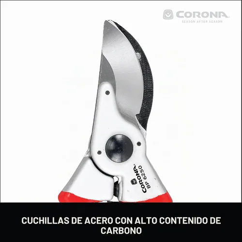 Vista 5 de Corona Tools BP 6250 MAXFORGED Podadora de derivación de aluminio, capacidad de corte de 1 pulgada, tijeras de podar manuales profesionales con hoja
