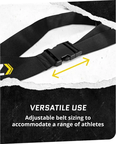 Vista 6 de Cinturón de entrenamiento de agilidad doble ajustable con retroalimentación audible, entrenador versátil de velocidad y reacción para béisbol