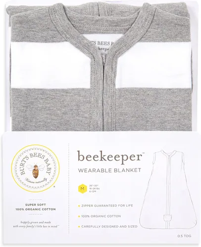 Vista 7 de Burt's Bees Beekeeper - Manta unisex para bebé, de algodón 100% orgánico para usar