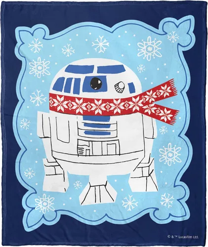 Vista 91 de Northwest Star Wars Manta Decorativa Silk Touch, 40" x 50", Villanos del Lado Oscuro