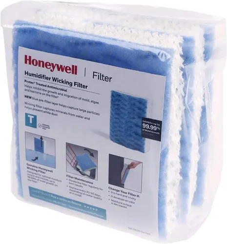 Vista 10 de Honeywell HFT600PF1 Filtro de Mecha de Repuesto T, 1 paquete, Blanco