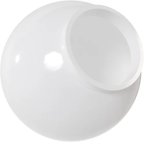 Vista 15 de KastLite Globo de poste de lámpara de acrílico de bronce de 6 pulgadas Textura suave con apertura sin cuello de 2.81 pulgadas Fabricado