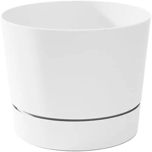 Vista 10 de Root & Vessel Majestic Mid-Century Modern - Maceta cilíndrica de perfil bajo, color negro mate, 4.5 pulgadas