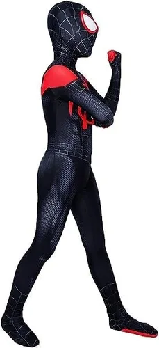 Vista 2 de SAGUES Disfraz de Halloween para niños, traje de superhéroe para cosplay