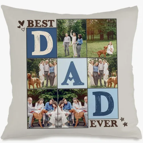 Vista 13 de Personalized One Image Pillow Case with Customized Text Designed for Bedroom or Sofa décor and Providing an Emotional Gift Experience for Loved Ones