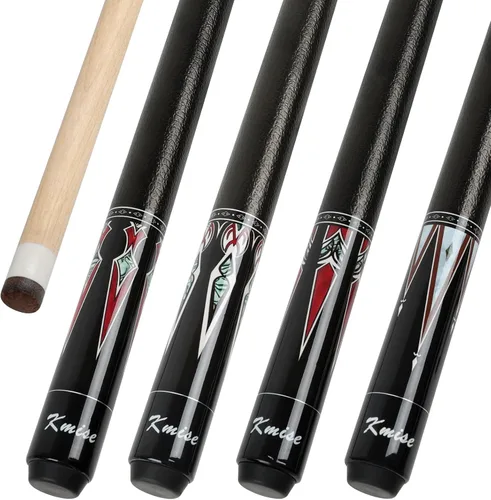 Vista 16 de Kmise 58 Inch FAS Canadian Maple Pool Cue Set 18 19 20 21oz