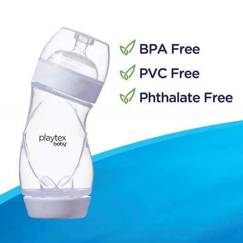 Vista 11 de Playtex Baby VentAire biberón completo para el confort del estómago, 9 oz (3 unidades), biberones anticólicos y antirreflujo para recién nacidos