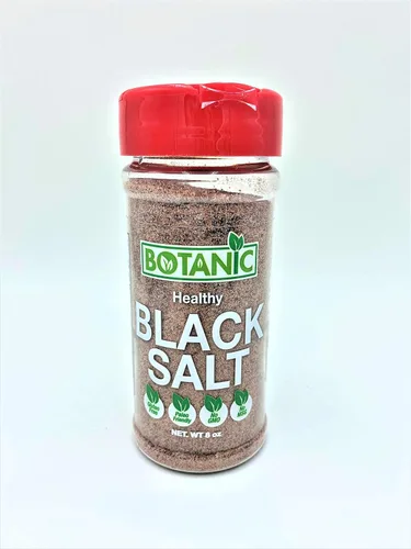 Vista 7 de Sal negra (KALA NAMAK) / grano fino/8 onzas (paquete de 2 botellas)
