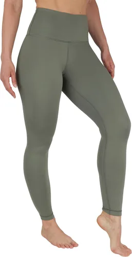 Vista 2 de 90 Degree By Reflex Calzas tipo pantalones de yoga con forro polar para mujer, pantalones de invierno verde ( Agave Green )