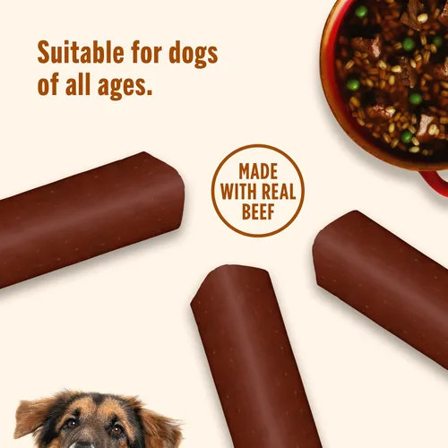 Vista 7 de Rachael Ray Nutrish - Tiras masticables para perros con sabor a sopa de huesos de mayor duración Rawhide-Free, Contains No Artificial Flavors or