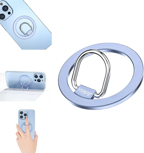 Vista 8 de AUROX Soporte magnético para anillo de teléfono Magsafe agarre magnético ajustable para accesorios MagSafe, soporte de agarre para anillo de dedo