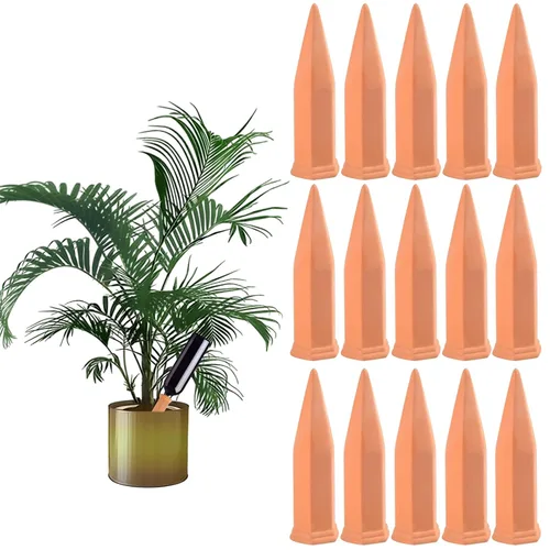 Vista 5 de Paquete de 15 dispositivos de riego de plantas, sistema de riego automático para plantas en maceta, picos de riego automático, dispositivo
