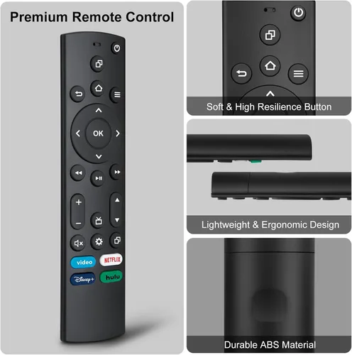 Vista 5 de Mando a distancia de repuesto para todos los televisores Insignia-Toshiba-Pioneer-Smart