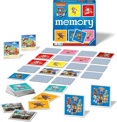Vista 3 de Ravensburger Juego de memoria de Paw Patrol - Pares de fotos a juego para niños a partir de 3 años - Juguete educativo para niños de 3 años