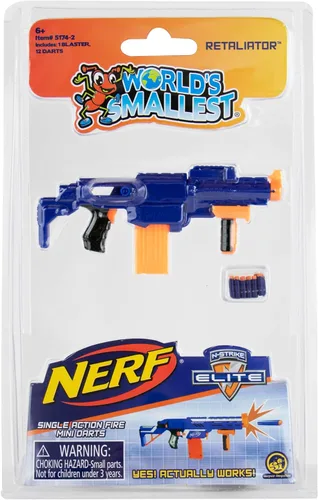 Vista 2 de Worlds Smallest Nerf Blasters, figura de juguete, multicolor