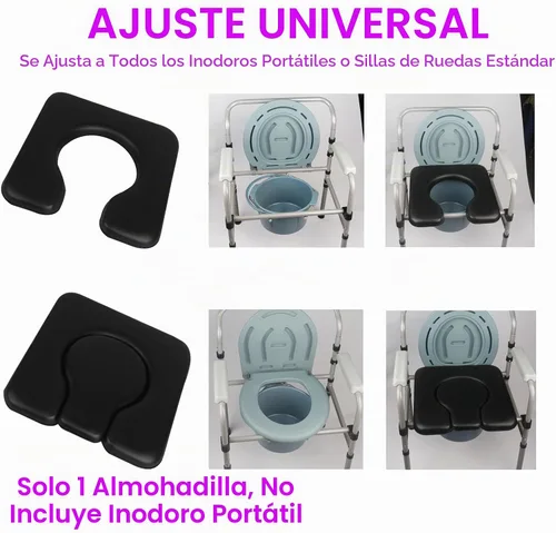 Vista 6 de Cojín de asiento cómodo, esponja súper suave acolchada para silla cómoda para ancianos/discapacitados/discapacitados, sillas de ruedas de ducha