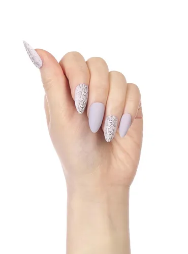 Vista 2 de Absolute New York Glamify Almond - Uñas a presión medianas Trendsetter NTTS10 Almond Medium
