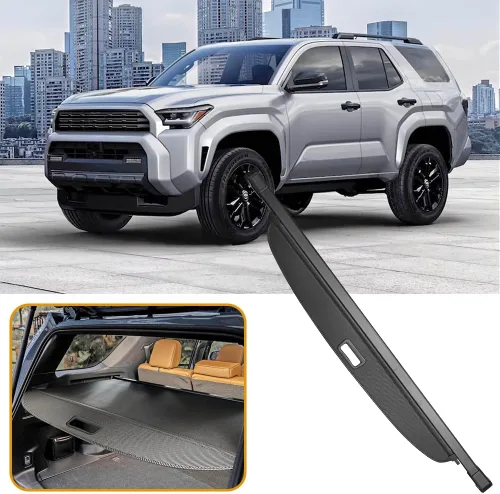 Vista 3 de 4Runner 2025 2026 Cubierta de carga, accesorios para 4Runner 2025 2026, organizador retráctil para maletero, protector de seguridad, cubierta Tonneau