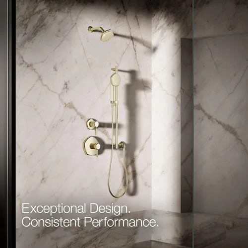 Vista 6 de Kohler 27052-G-AF Occasion® Ducha de mano de una sola función, 1.75 gpm, oro francés vibrante