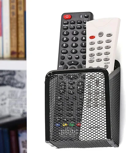 Vista 2 de Soporte de control remoto para montaje en pared, organizador de medios
