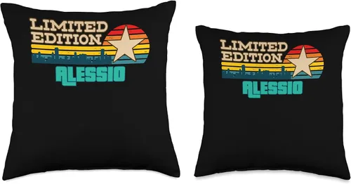 Vista 3 de Edición limitada Alex Retro Radio Cassette Name Throw Pillow