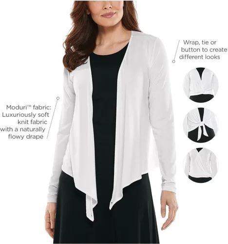 Vista 5 de Coolibar UPF 50+ Vrae Everyday Fashion Wrap - Protección solar para mujer