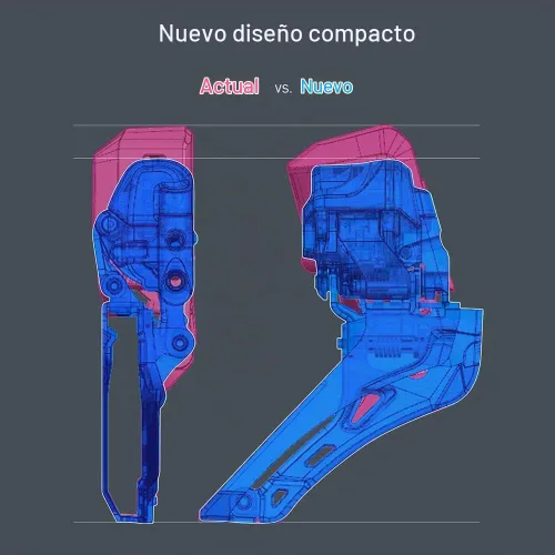 Vista 5 de Shimano FD-R9250 12s Accesorio directo, engranaje superior compatible: 46