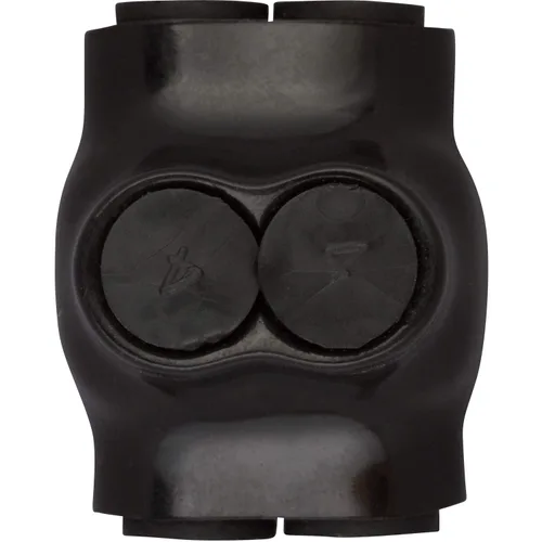 Vista 3 de Morris Productos 97115 Negro aislado 2 conductores empalme de doble entrada 2 tornillos 1/0 - 14, doble clasificación CU9AL aluminio, 600V, listado