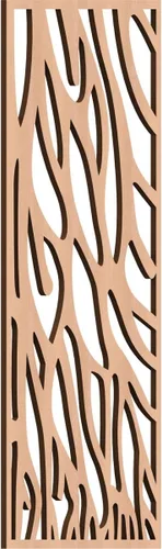Vista 169 de 9 3/8"W x 24 3/8"H x 1/4"T Bristol Decorativos Paneles de Pared de Madera Calado, Cereza