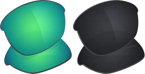 Vista 8 de Galvanic Replacement Lens for Oakley Half Jacket 2.0 OO9144 Half Jacket 2.0 Asian Fit OO9153 Sunglasses - Multiple Choices 24K