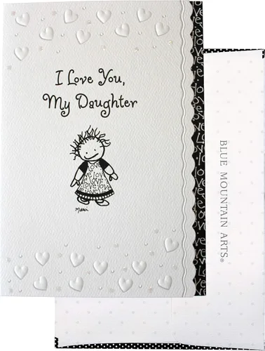 Vista 21 de Blue Mountain Arts Tarjeta de felicitación "For My Beautiful Daughter" es la tarjeta perfecta de Navidad, cumpleaños, graduación o "I Love You
