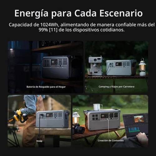 Vista 6 de DJI Power 2000 Estación de energía portátil, batería 2048Wh LFP