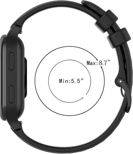 Vista 5 de LOKEKE Correa de repuesto compatible con Garmin Forerunner 255, correa de silicona de repuesto de 0.866 pulgadas compatible con Garmin Forerunner