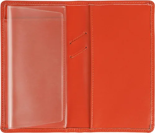 Vista 11 de Sanlykate Funda de libro de cheques de cuero para hombres y mujeres, estuche de libro de cheques con bloqueo RFID con tarjetero y divisor gratuito